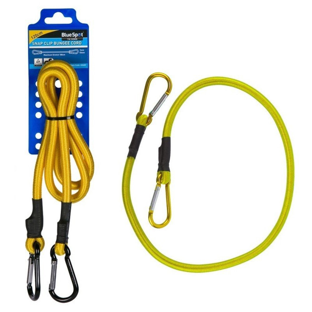 12'' Real Heavy Duty Carabiner Bungee Cord Outdoor with 190 Lbs