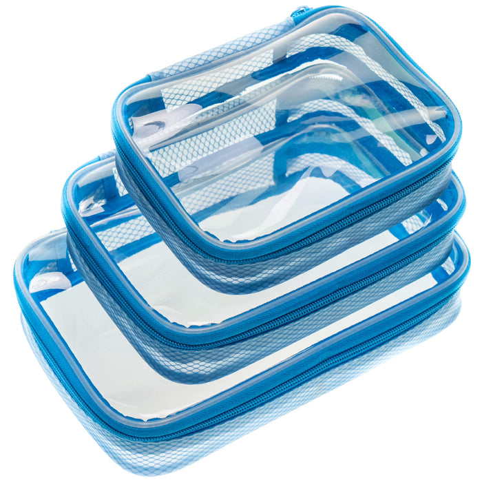 Transparent Storage Cases Set