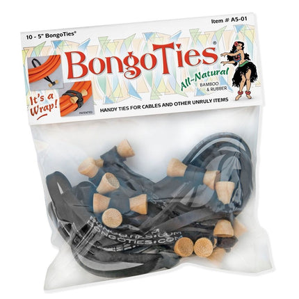 Bongo ties - Multi-Purpose Elastic Ties (10 Pack)