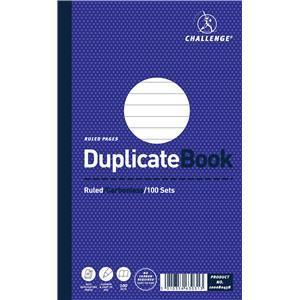 Challenge Duplicate Book Carbonless Ruled 100-Sets 210x130mm