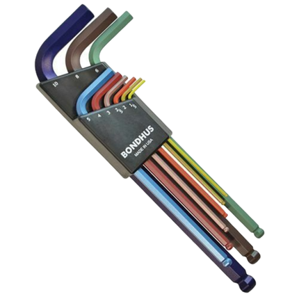 Bondhus 69499 Ball End Hex - 9pc Metric - Multi