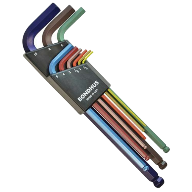 Bondhus 69499 Ball End Hex - 9pc Metric - Multi