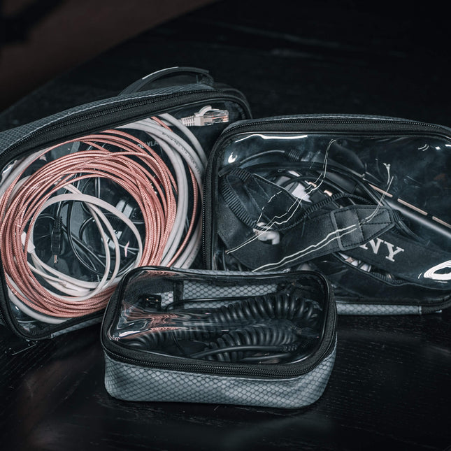 Transparent Storage Cases Set
