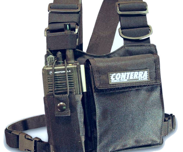 Harnais De Poitrine Radio Conterra Adjustable Pro II RCH-2 - Neuf, Pour Talkie-walkie