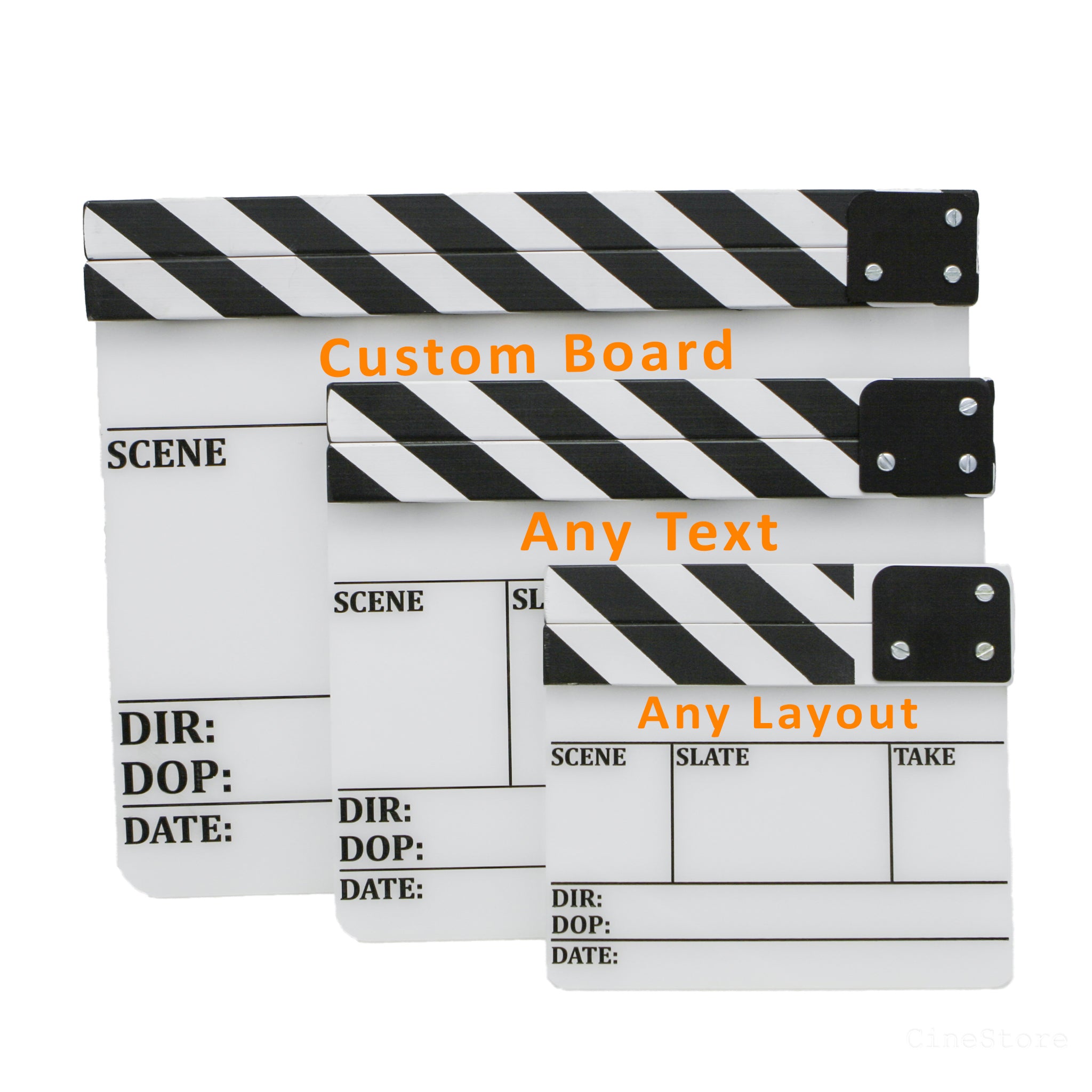 Clapper Board Rug Custom Clapperboards — CineStore