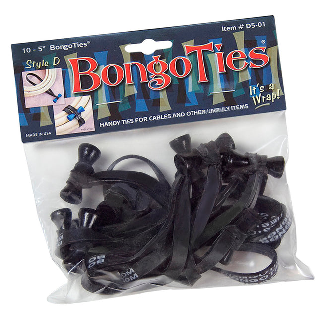 Bongo ties - Multi-Purpose Elastic Ties (10 Pack)