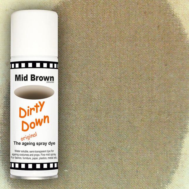 Dirty Down - Ageing Spray - Mid Brown - 400ml Aerosol