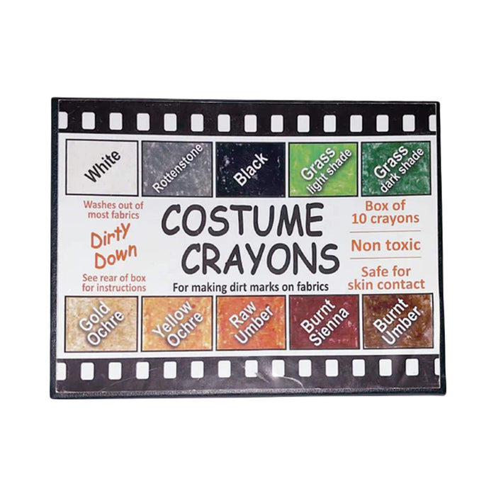 Dirty Down - Costume Crayons - box of 10 crayons