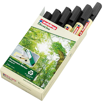 Edding EcoLine 21 Permanent Marker Bullet Tip 1.5-3mm - Black