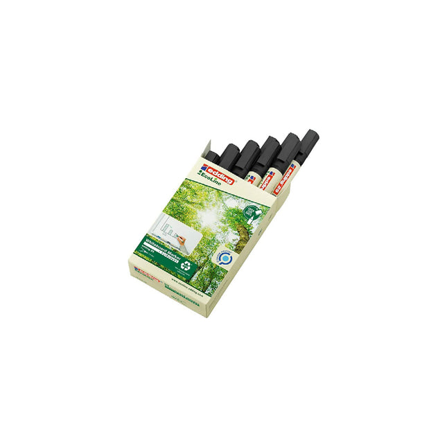 Edding EcoLine 29 Whiteboard Marker Chisel Tip 1-5mm Line - Black