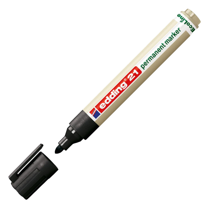 Edding EcoLine 21 Permanent Marker Bullet Tip 1.5-3mm - Black