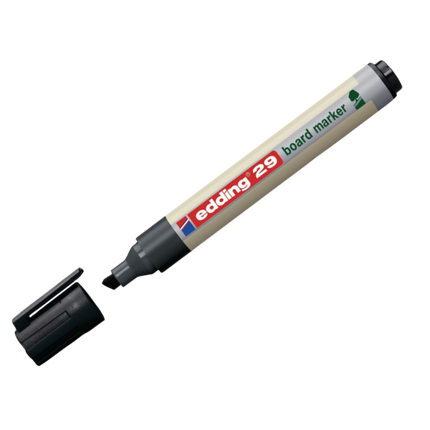 Edding EcoLine 29 Whiteboard Marker Chisel Tip 1-5mm Line - Black