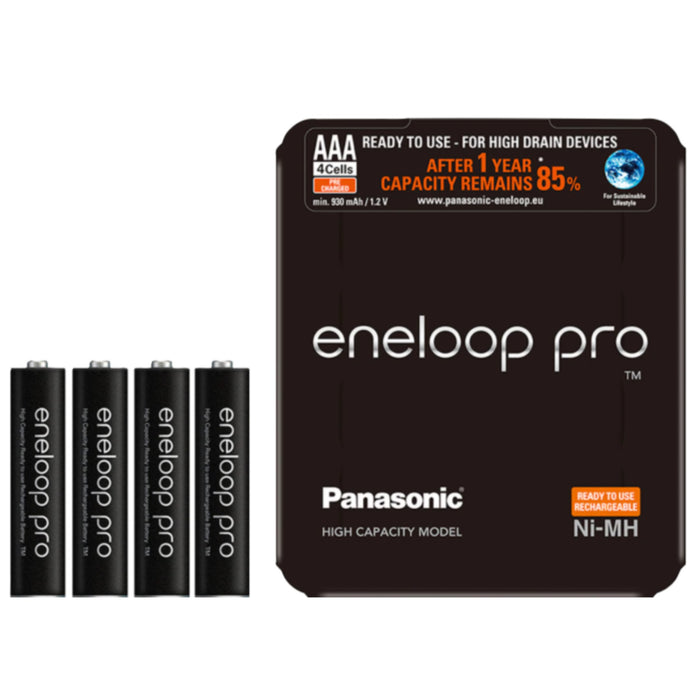 Eneloop Pro AAA Rechargable Pack 4