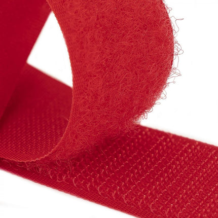 Self Adhesive Hook & Loop - Red