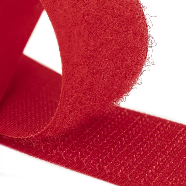 Self Adhesive Hook & Loop - Red