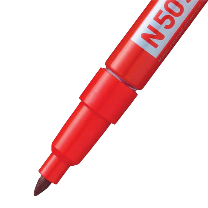Pentel N50S-B Fine Tip Bullet Marker Pen - Red