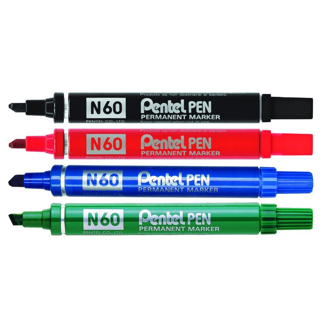 Pentel N60 Chisel Tip Permanent Marker