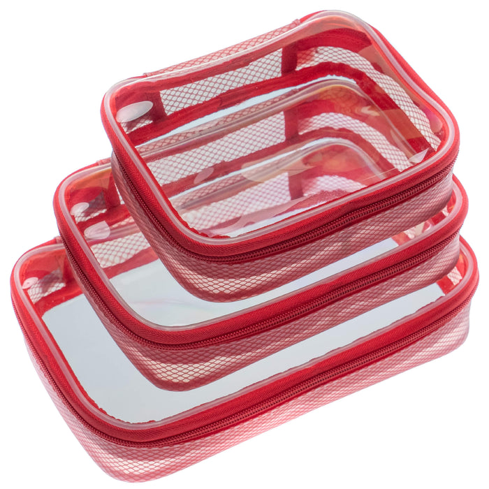 Transparent Storage Cases Set