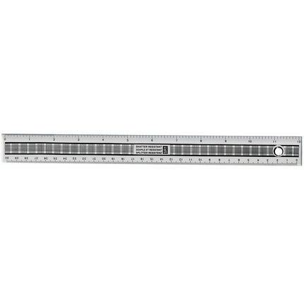 Ruler Shatter Resistant (Clear) 30cm