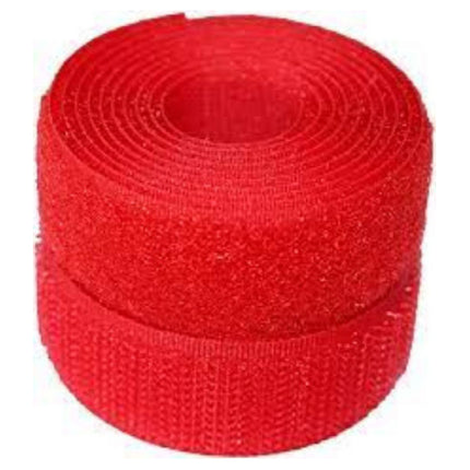 Self Adhesive Hook & Loop - Red