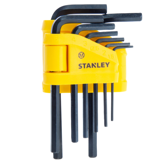 STANLEY 8-PIECE HEX KEY SET - METRIC