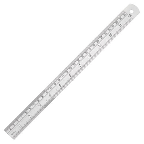 Steel Ruler 30cm (12in)