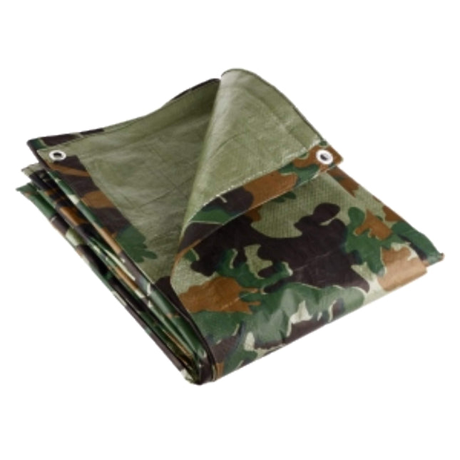 Tarpaulin - 2.7m x 3.5m - Camouflage