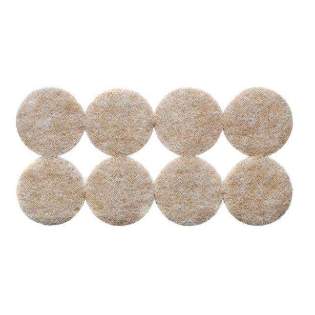 Round Felt Pads Pack 20 19mm dia x 5mm thick.