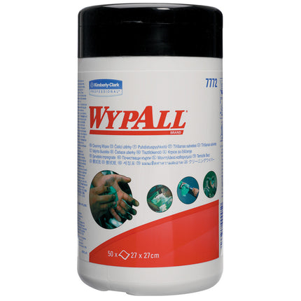 Wypall 7772 Cleaning Wipes Tub